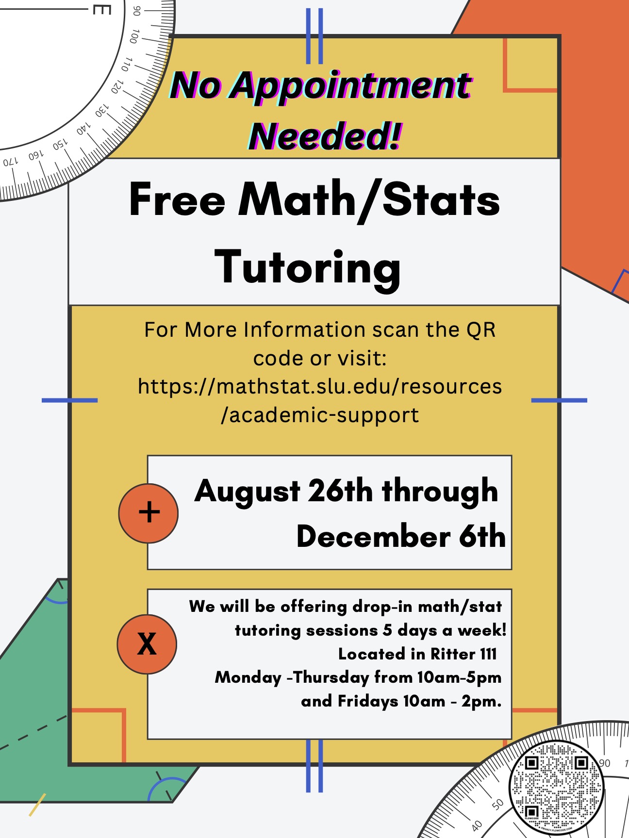 Fall 24 Free MathStats Tutoring